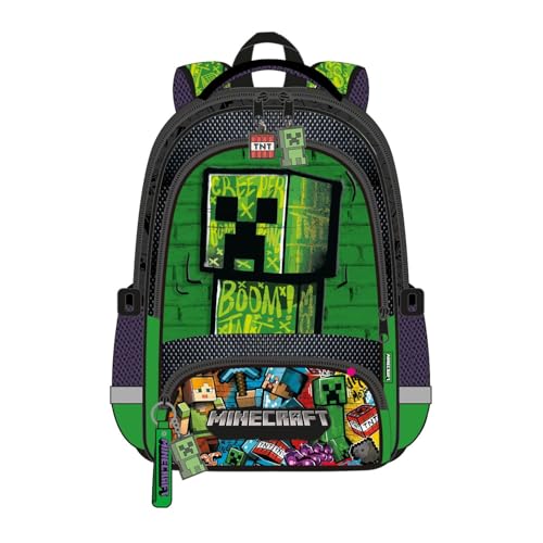Kids Licensing Mochila escolar Minecraft, crianças, médio