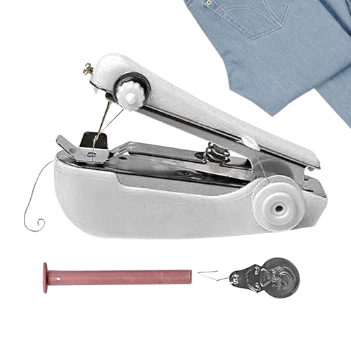 Handnaaimachine, metalen mini-rioolmachine, veelzijdige reisrioolmachine, mini-doekstichers met eenvoudige bediening, lichtgewicht handwerkgereedschap voor reizen naai-slaapzaal thuis - Image 8