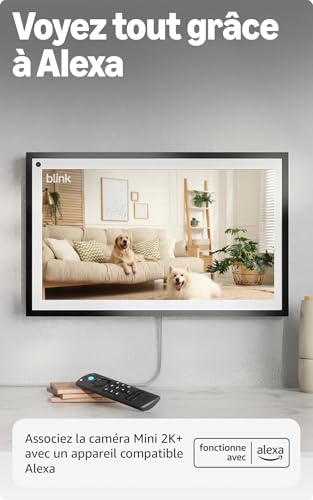 Caméra de surveillance Ring Blink Mini 2K Vision Nocturne Intérieure Contrôle Vocal Audio Bidirectionnel - vue 8
