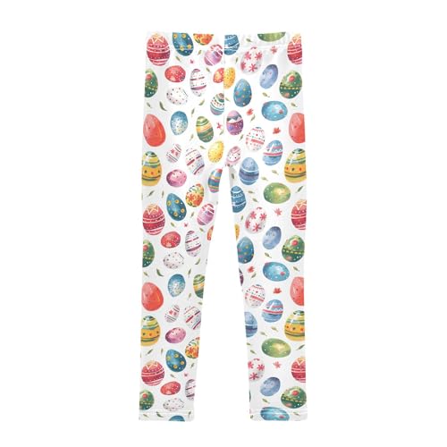 Watercolor Orang Egg Girls Leggings Athletic Pants Tights Stretch Bottom2