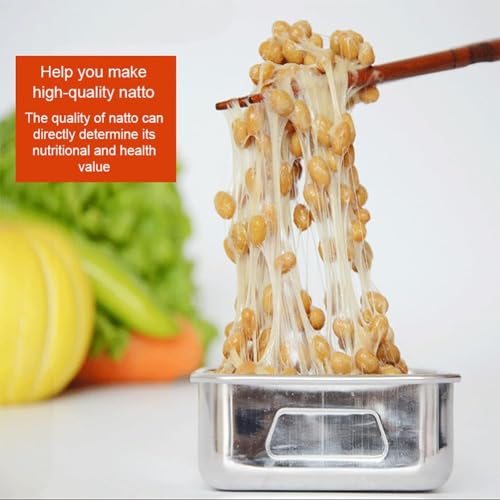 Natto Fermentatore elettrico per yogurt da 3,5 l, con pannello di controllo intelligente per una perfetta preparazione di yogurt e natto