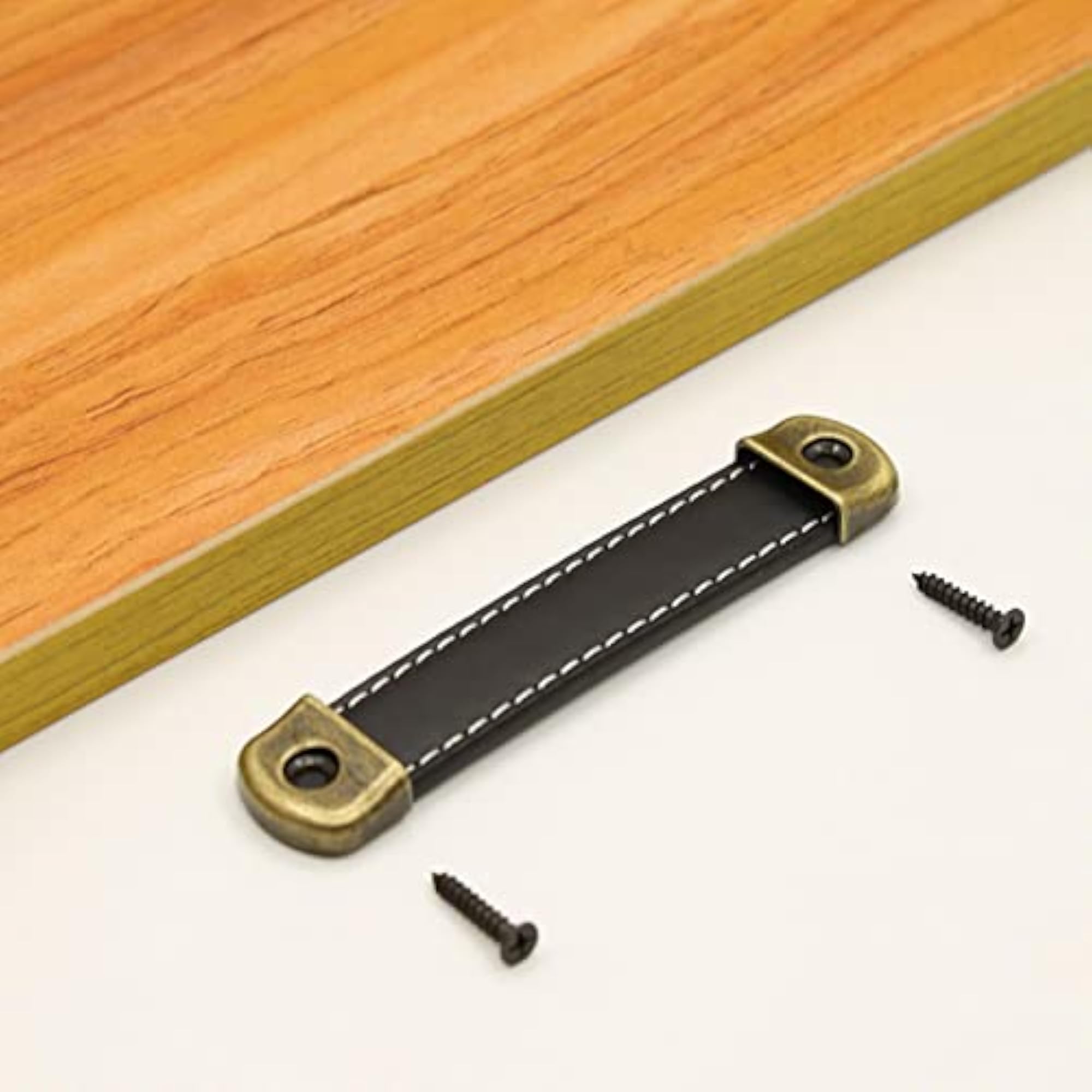 PU Leather Luggage Handle Replacement, Khaki Brown