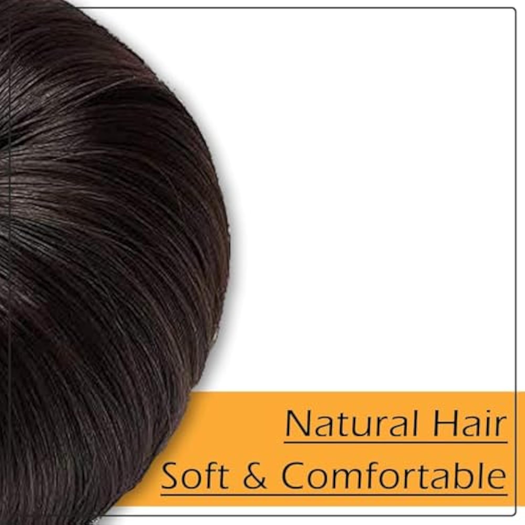 Women's Brown Synthetic Hair Bun Extension, Pack of 1