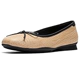 Clarks レディース モダンカジュアルバレエフラット, ブラックインタレストテキスタイル, 5