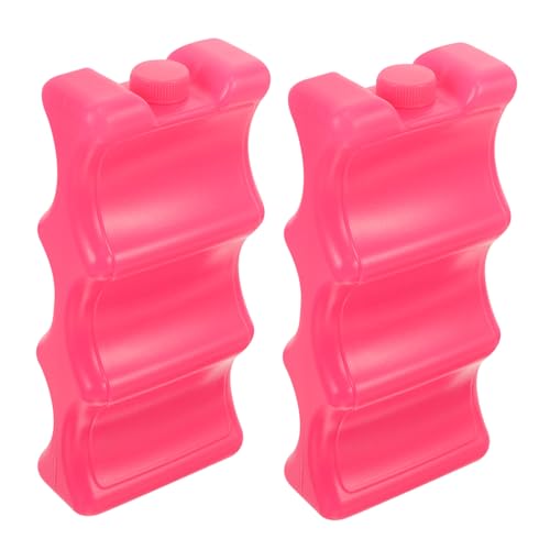 BESPORTBLE 2Pcs Packs Reusable Bottle Ice Packs for Breastmilk Storage Durable Design with Contoured Shape Keeps Milk Fresh for Hours for Breastfeeding Moms The Go