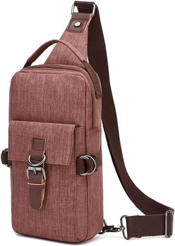 Anti Theft Lightweight Small Crossbody Daypack, Shoulder Chest Sling Backpack For Men Men Travel Sports Crossbody