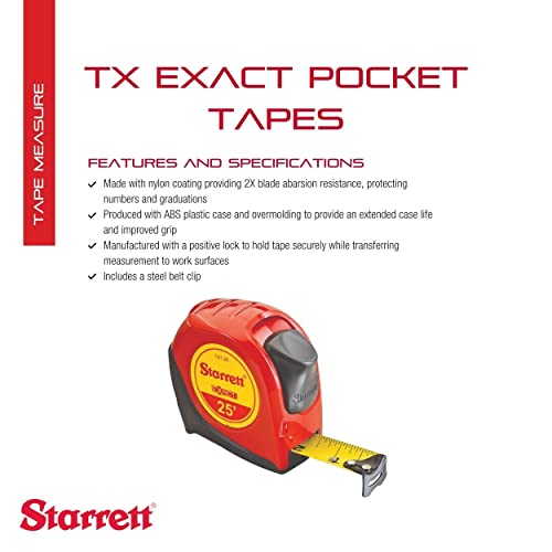 Cinta Métrica Retráctil Starrett 1 pulg x 25 pies miniatura 2