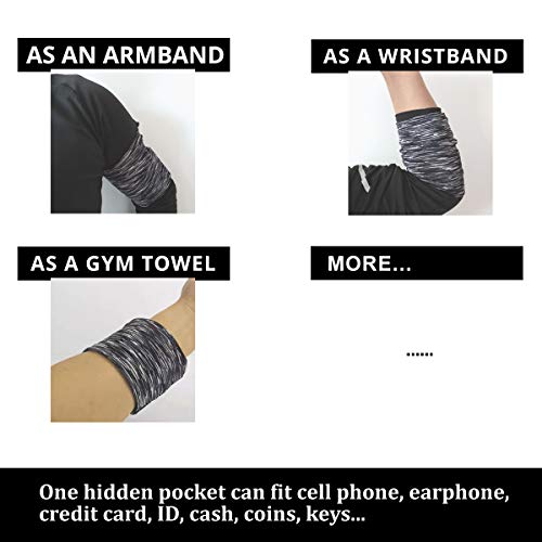 2Pcs Small Fitness Cell Phone Armband Sleeve For Fitness Running Arm Band Pouch For Fitness Exercise Workout For Iphone 5 5S Se 6 6S 7 8 11 12 Xs Xr 13 Airpods Android Samsung Galaxy S5 S6 S7 #TOP4
