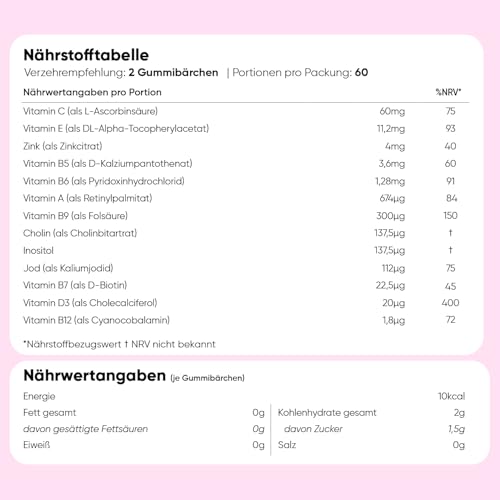 WeightWorld Multivitamin Gummibärchen - 120 Vitamin Komplex mit 13 Zutaten – Ansicht 3