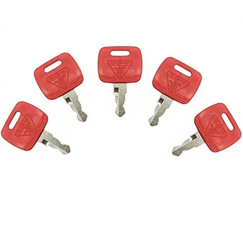 5 Stück Ersatz-Zündschlüssel RE183935 Ausrüstungsschlüssel für John Deere landwirtschaftliche Traktoren Mähdrescherlader OEM RE183935 RE43492 RE71557