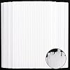 500 Pcs White Plastic Straws, Disposable Drinking Straws, Extra Long Straw for Party Drinking, Plastic Drinking Straw BPA-Free, 0.23Diameter and 10.2"Long White