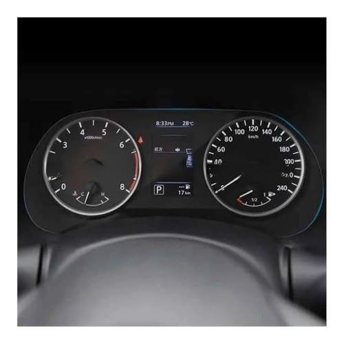 GPS Navigation Protective Film For Sentra B18 2020 2021 2022 2023 TPU Protective Film Dashboard Display Screen Car Interior