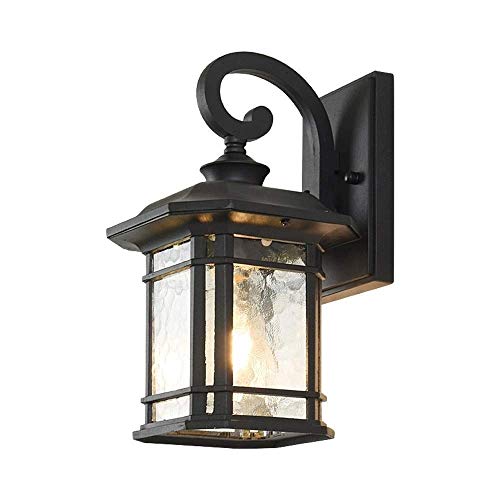 Lanterne en verre antirouille E27 pour l'éclairage extérieur vintage d'une cour