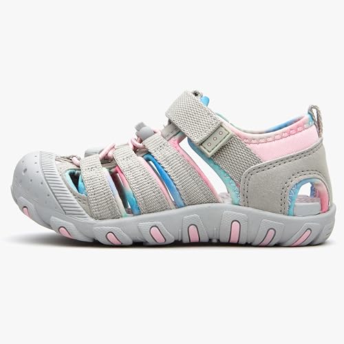 Image of Weestep Toddler Little Kid Boys and Girls Close Toe Hook Loop Sandal