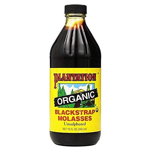 Molasses / Organic / Purs Plantation Organic Blackstrap Molasses, 15 oz Bottle (Unsulphured)