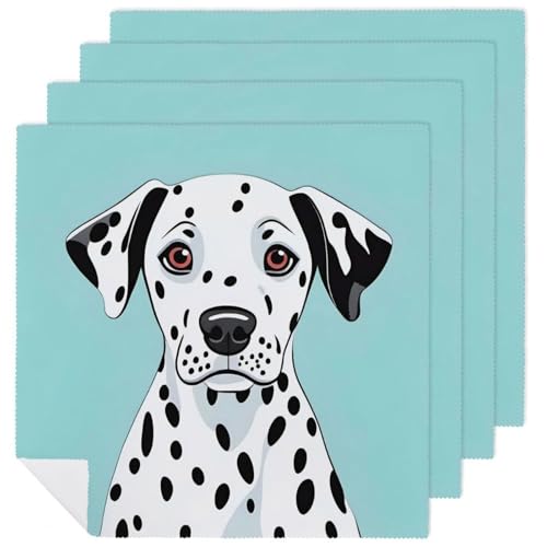 Servilletas de Tela Dalmatian 4 Unidades miniatura 1