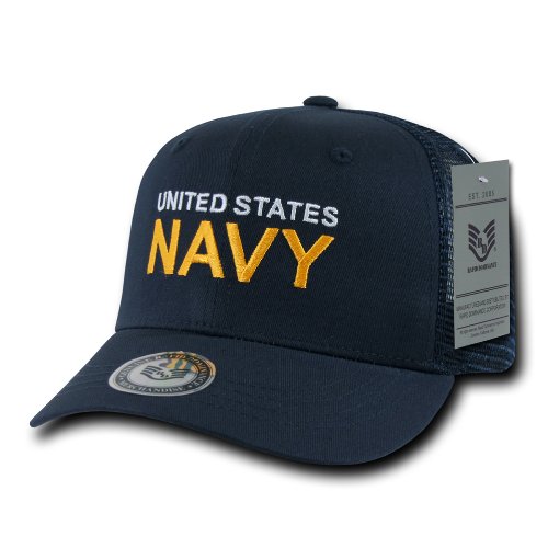 Rapiddominance Navy Back to The Basics Mesh Cap, Navy