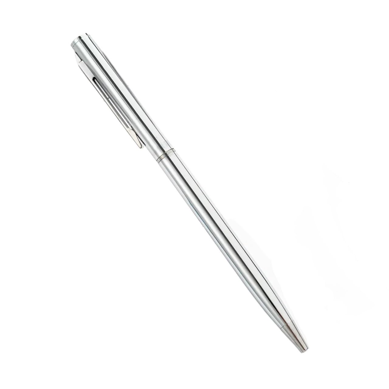 Metall-Kugelschreiber, Roségold, individuelles Logo, Schreibwaren, Business-Geschenk-Schriftzug, gravierter Name, Schule und Bürobedarf, glänzend, silberfarben, Schwarz, 50 Stück