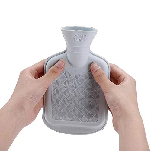 Meetlight Wärmflasche mit weichem Samtbezug, mit Katzenmotiv, für Kinder, Familien, Freundinnen, Wärmetherapie, 350 ml