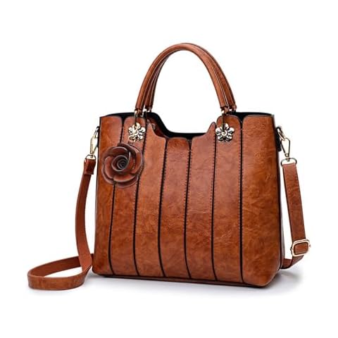 rofozzi Purses for Women, Handbags for Women, Brown Purse, Tote Bag for Women, Crossbody Bags for Women, Satchel Bag Cover