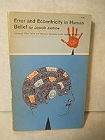 Error and eccentricity in human belief B0007F4DK6 Book Cover