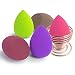 Makeup Sponge Blender Set, Beauty Makeup Sponges Latex-free Blender 5pcs + Beauty Sponge Holder 1pc