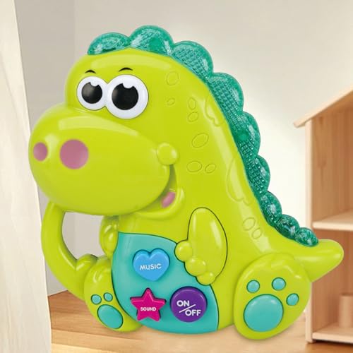 Husoiuy Baby Musical Toys, Baby Piano Toy - Dinosaur Cartoon Baby Activity Toys with Music | Small Fun Educational Game for Home Kindergarten Travel – Image 4