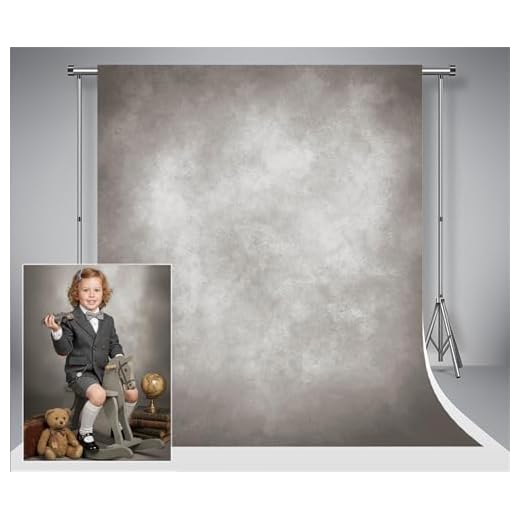 Kate Fondali fotografici astratti grigi 1,5 x 2,2 m in microfibra sfondo fotografico per studio fotografico