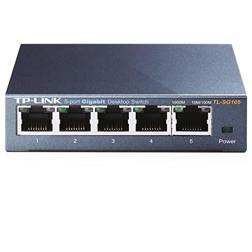 SWITCH DE MESA 5 PORTAS 10/100/1000MBPS TL-SG105, TP Link, Switches de Rede