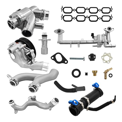 LR090630 Aluminum Cooling System Kit Fit for Jaguar F-Type XF