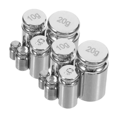 PLAFOPE Gram Calibration Weights Set 10pcs 1g-20g Precision Weights for Scale Calibrati