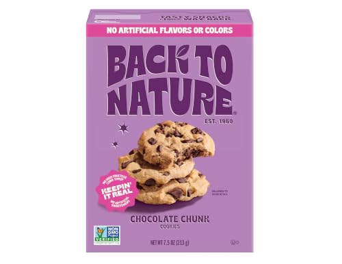 Image of Back To Nature, Cookies Chocolate Chunk, 7.5 Ounce