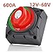 300A 600A Heavy Duty Disconnect Switch 12V 24V 48V Marine Mass Switch Cut On/Off Isolator fit hfor Car Boat RV Truck | Master Kill Switch with Removable Key(600A M12 12-60V)