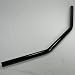 1" Motorcycle "Drag Bars" Steel Handlebars Gloss Black - 28-1/2" Width Non-Dimpled - Custom Chopper Bobber Harley Sportster Dyna Ironhead EVO