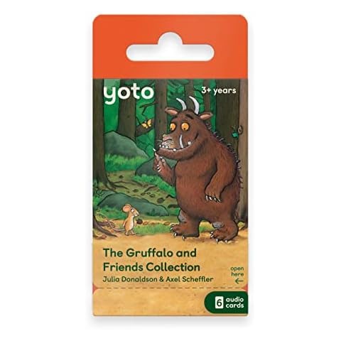 Yoto Gruffalo & Friends Collection by Julia Donaldson – 6 Kids Audio Cards for Use with Player & Mini All-in-1 Audio Device, Screen-Free Listening with Playtime Bedtime & Travel Stories, Ages 3+ Cover