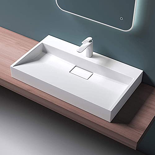 Mai & Mai Col19 Rechteckige Waschschale Weiß