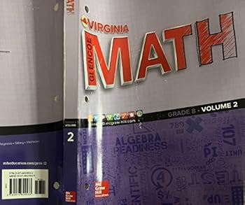 Paperback Glencoe Math Virginia Grade 8 Volume 2 Book