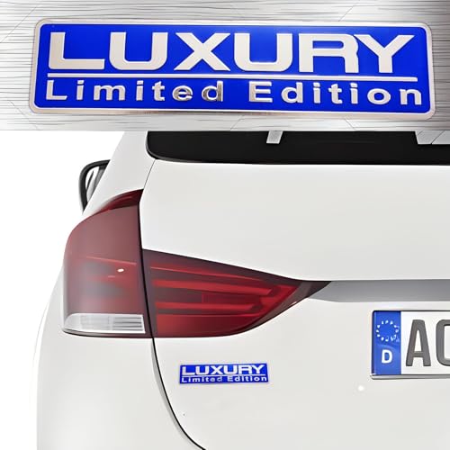 Image of 4-Pack car Sticker, Limited Edition Badge Metal Stickers for Car Bumper /Fender /Body /Rear /Side Suitable for Most Cars, Motorcycles or Doors, Walls, laptops and Tool Boxes, Aluminum Alloy Material