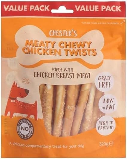 Meaty Chewy Chicken Twists – 1 Pack