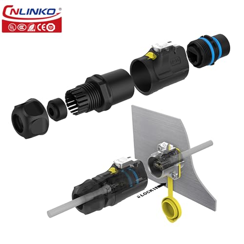 CNLINKO LP-24 Conectores RJ45, Set 2 piezas miniatura 4