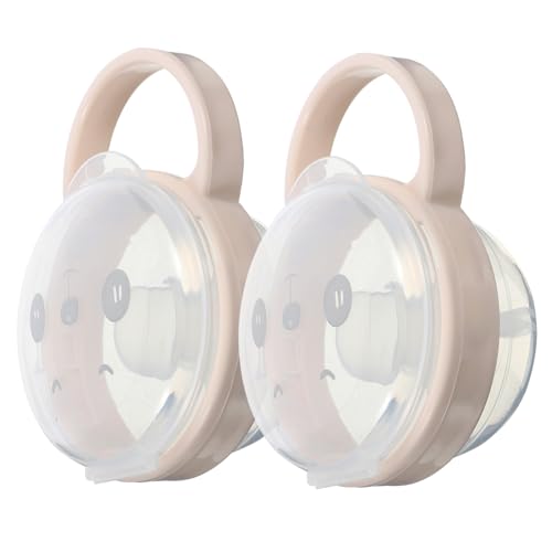 GALPADA 2Pcs Holder Cases Portable Travel Storage for Pacifiers Compact Safe and Stylish Design Essential Accessory for Go Use