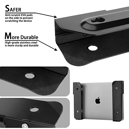 Soporte metálico universal para portátiles con montaje en pared o bajo escritorio miniatura 6