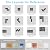URCOLOR 32-Piece Peel and Stick Backsplash Wall Tile, 4"x 8" PVC Glossy Black Marble Stick on Subway Tiles for Kitchen, Bathroom, Laundry Room, Camper, Fireplace