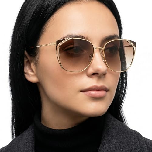 Image of Vincent Chase By Lenskart |Full Rim Cat Eye | Economic Range | Branded and Stylish Sunglasses | 100% UV Protected | Women | VC S15795