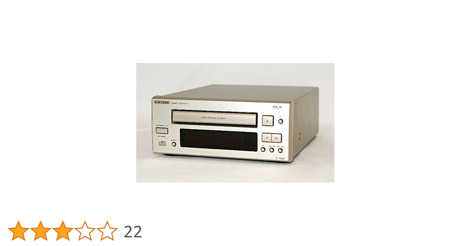 格安良品！整備済動作品！オンキョーONKYO C-705 CDプレイヤー送料込み Yahoo!オークション -「onkyo c-705」(ONKYO) (CDデッキ)の落札