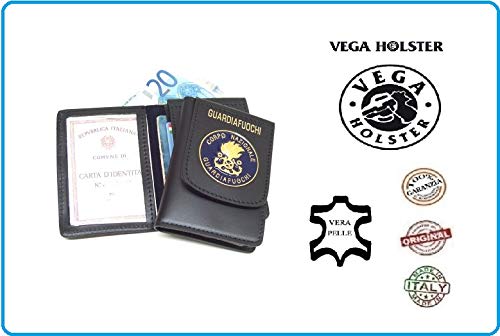 Portafoglio Portadocumenti con Placca Corpo Nazionale Guardiafuochi Vega Holster Italia Art.1WD121