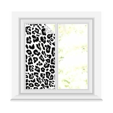Chucoco Leopard Print Window Film Cover
