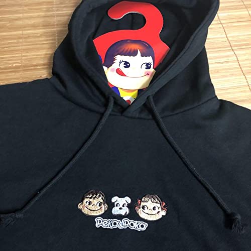 Amazon.co.jp: ペコちゃん ポコちゃん 裏起毛付き パーカー Lサイズ 