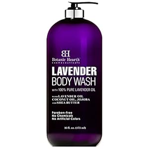 Botanic Hearth Lavender Body Wash with Peppermint Oil – for Women & Men and Shower Gel – Fights Acne, Soothes Eczema and…