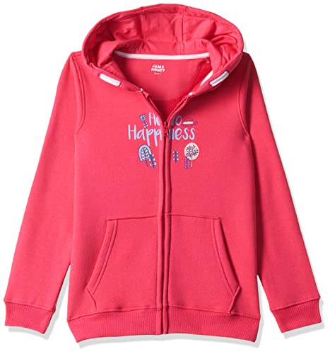 Image of Amazon Brand - Jam & Honey Girls' Sweatshirt (JHAW20GSWT115 Fuchsia 8-9 Years)
